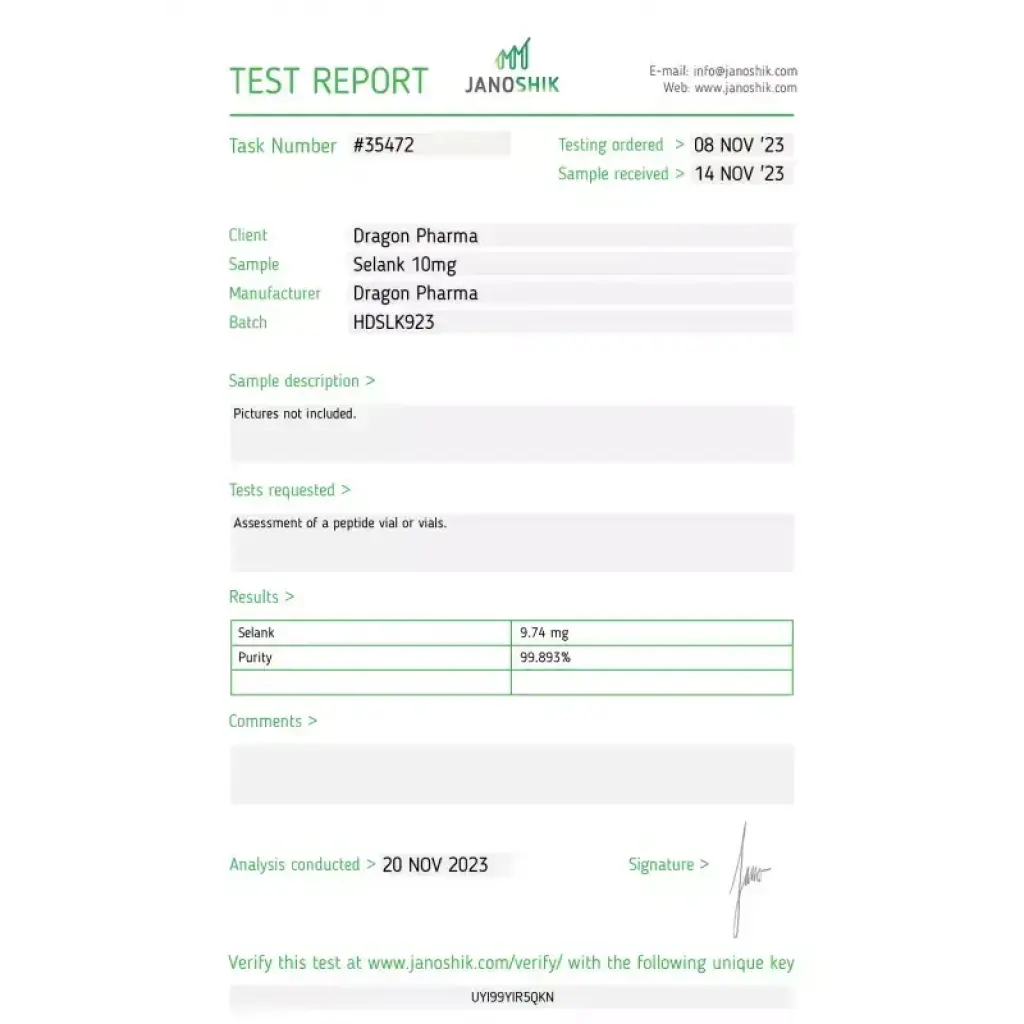 Selank 10 mg