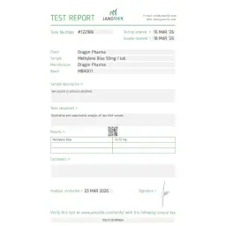 Methylene Blue lab test result (2026-03-23)
