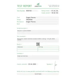 Proviron Lab Test Report 2026-07-20 - 29.91 mg/tablet