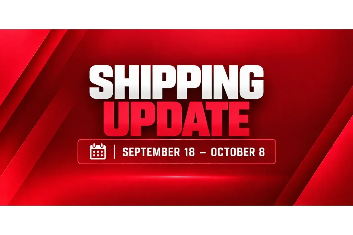 Shipping Update: September 18 – October 8