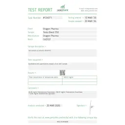 Testo Blend 350 Lab Test Report 2026-03-25 - 346.63 mg/mL